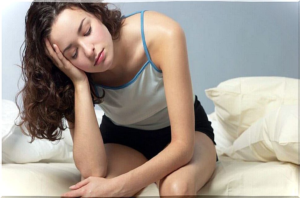 A woman's feeling of exhaustion may be an early warning sign of diabetes.