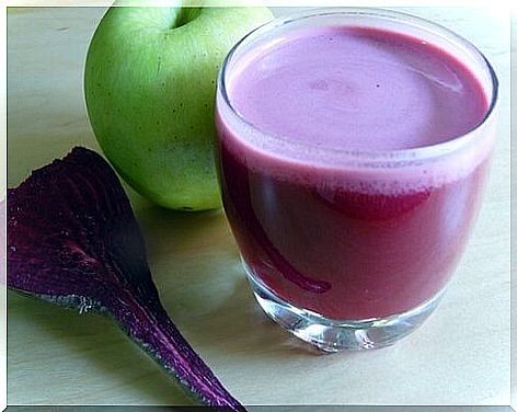 Mixed drink made from beetroot muscle cramps