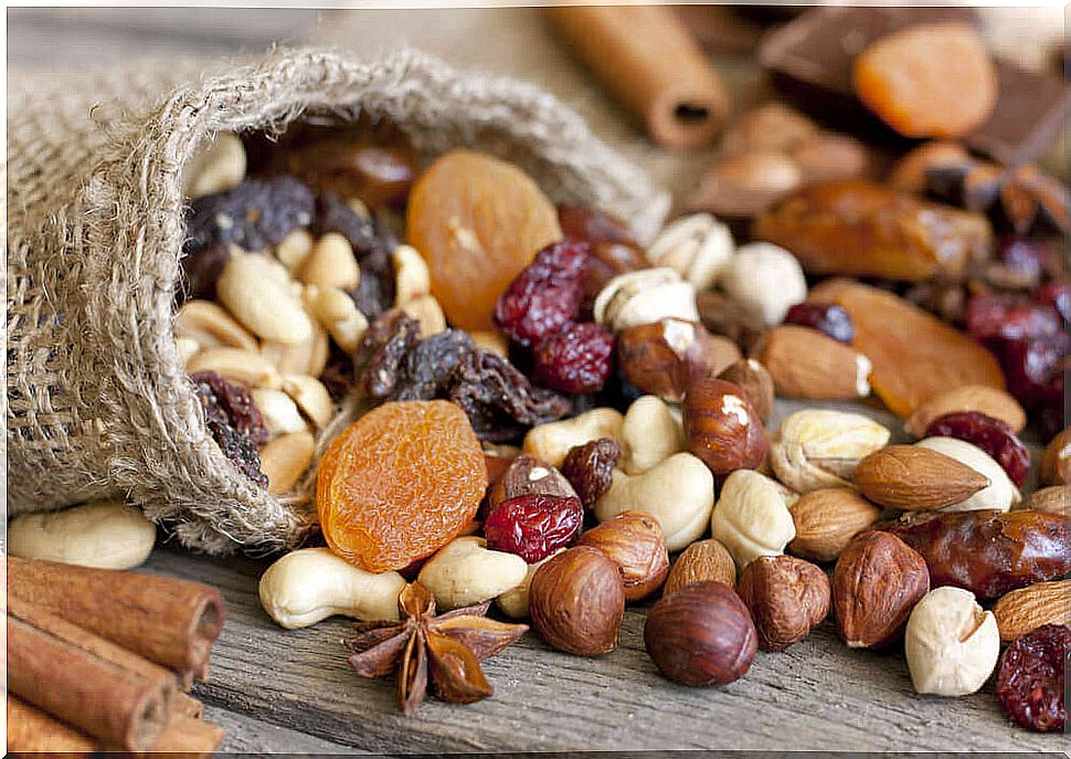 Dried fruits for headaches