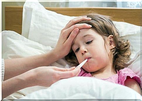 Common diseases child with flu