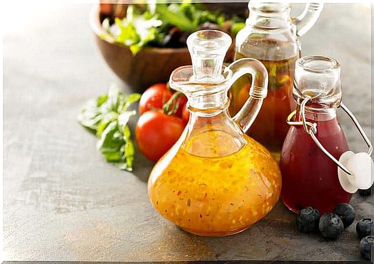 Vinaigrette with red wine