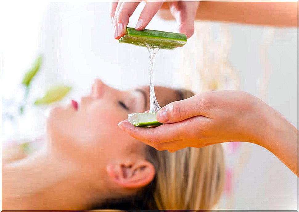 Facial care with aloe vera