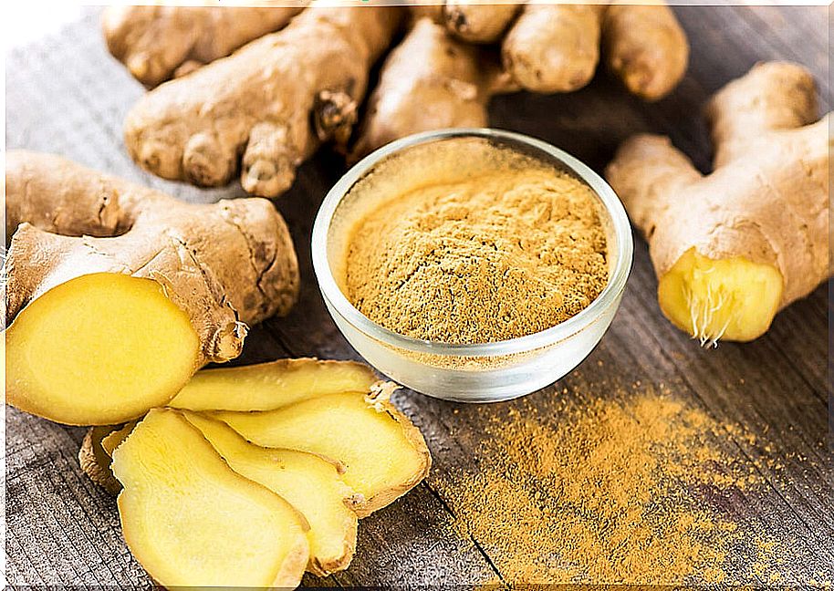 Ginger root is good for reflux