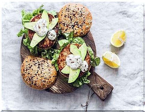 Recipe ideas for hamburgers with fish and seafood