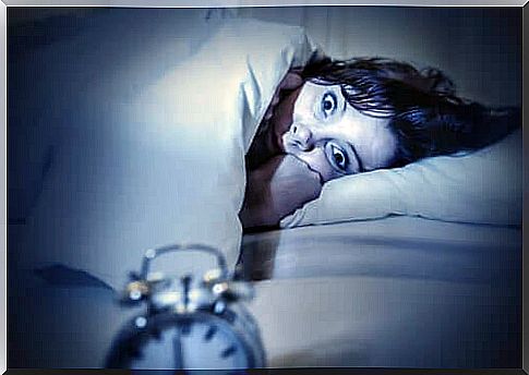 Woman with sleep paralysis