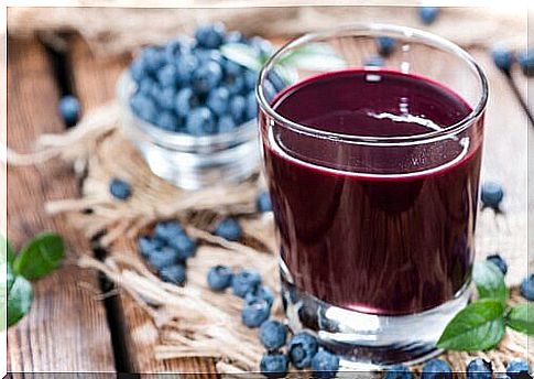 Blueberry juice