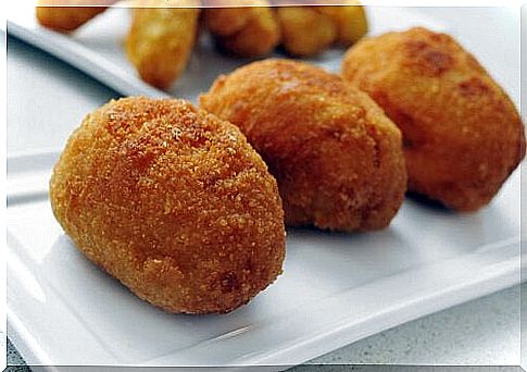 Delicious chicken croquettes